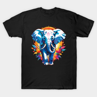 Dreamlike Elephant: A Vibrant Modern Digital Art T-Shirt